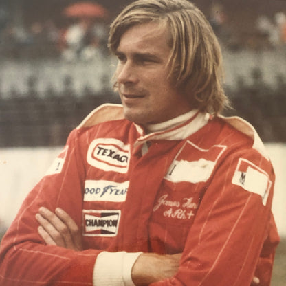 James Hunt Racing Driver Portrait Photo Photograph Dr Benno Muller Teddy Mayer