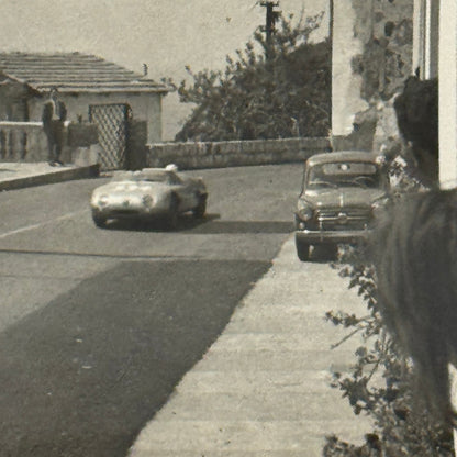 Abarth 1100 Bialbero Photo Vintage Photograph Racing Motorsport