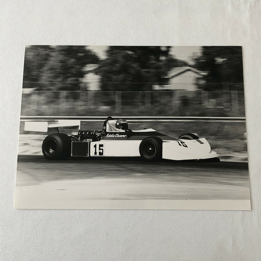Vintage 1976 Formula 2 F2 Pergusa Grand Prix Racing Photo Photograph Cheever
