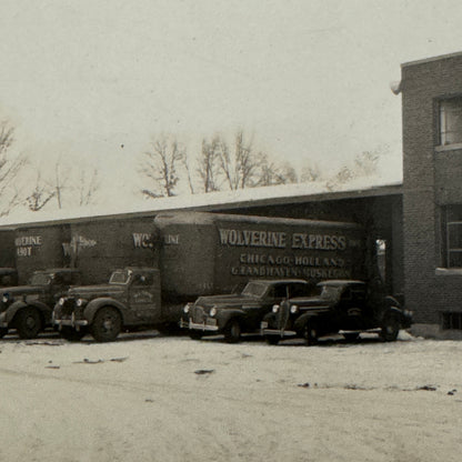 Muskegon Michigan Wolverine Express Truck Building Company Photo Photograph