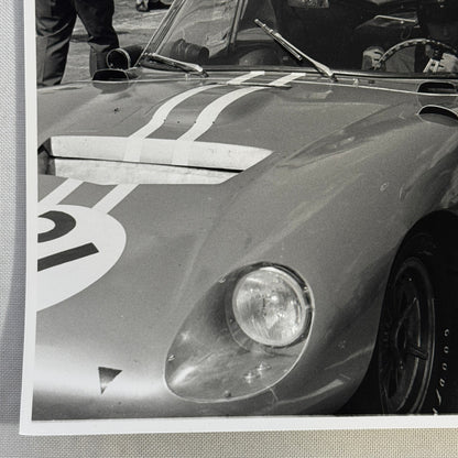 Vintage Racing Photo Photograph Dan Gurney Goodwood Cobra Daytona Modern Print