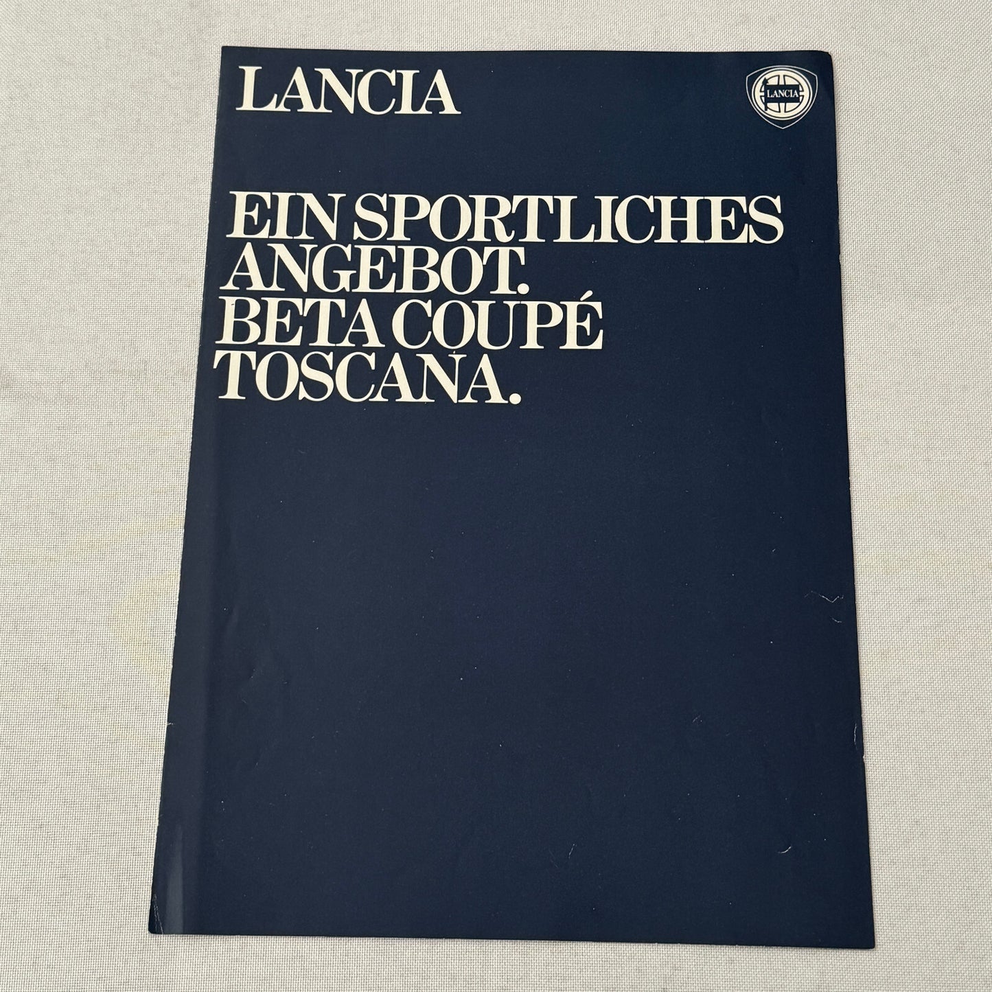 Lancia Beta Coupe Car Sales Brochure Catalog German Text