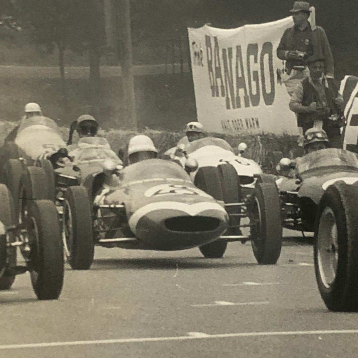 Vintage Solitude Grand Prix Racing Photo Photograph 1961 Formula Junior
