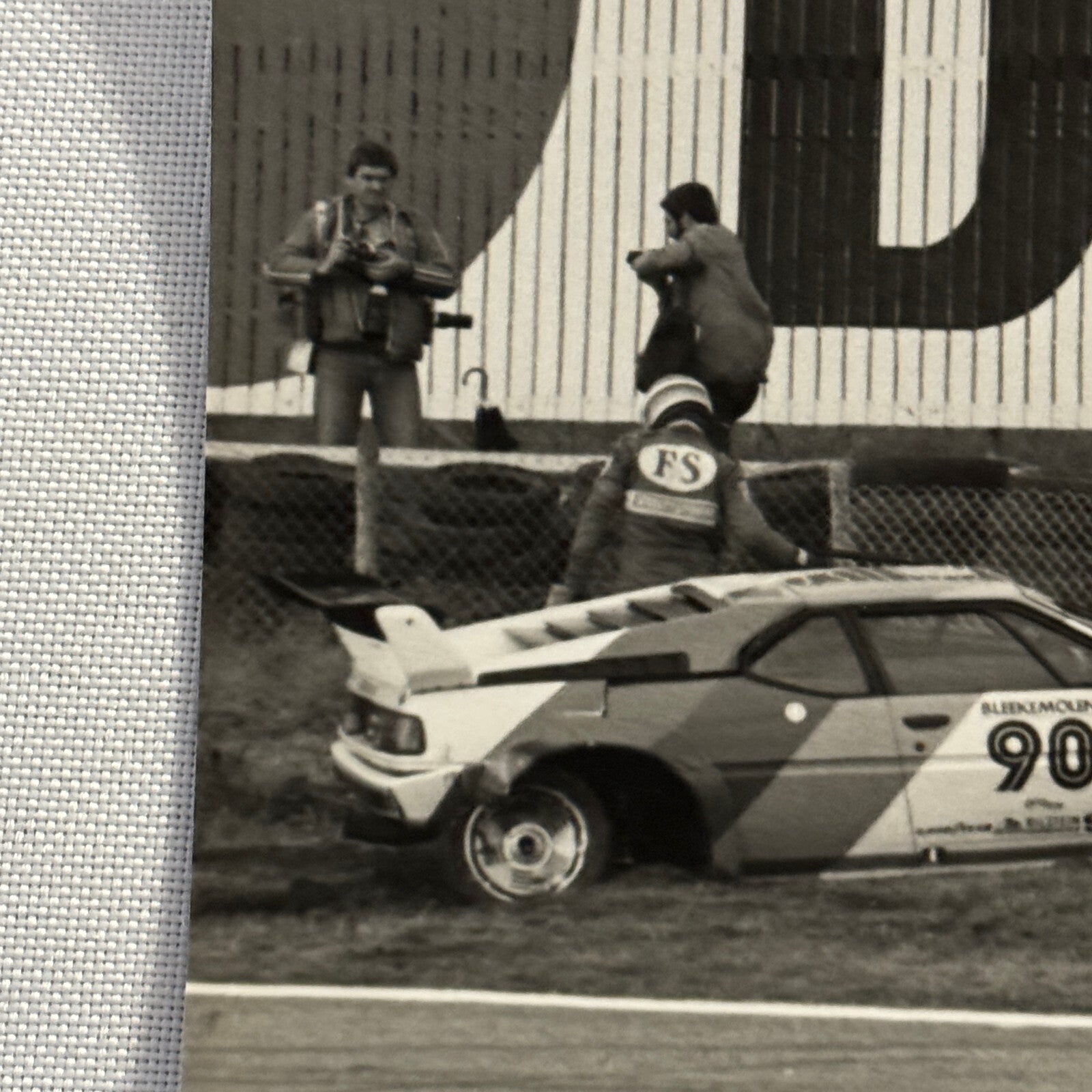 BMW M1 Racing Car Series Photo Photograph Crash Wreck