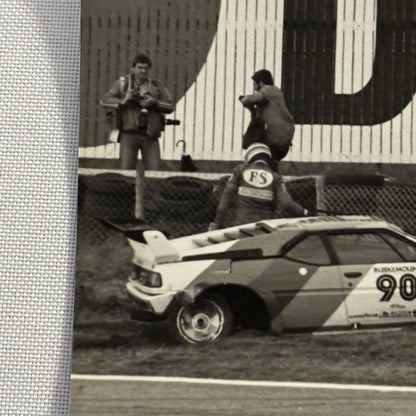 BMW M1 Racing Car Series Photo Photograph Crash Wreck