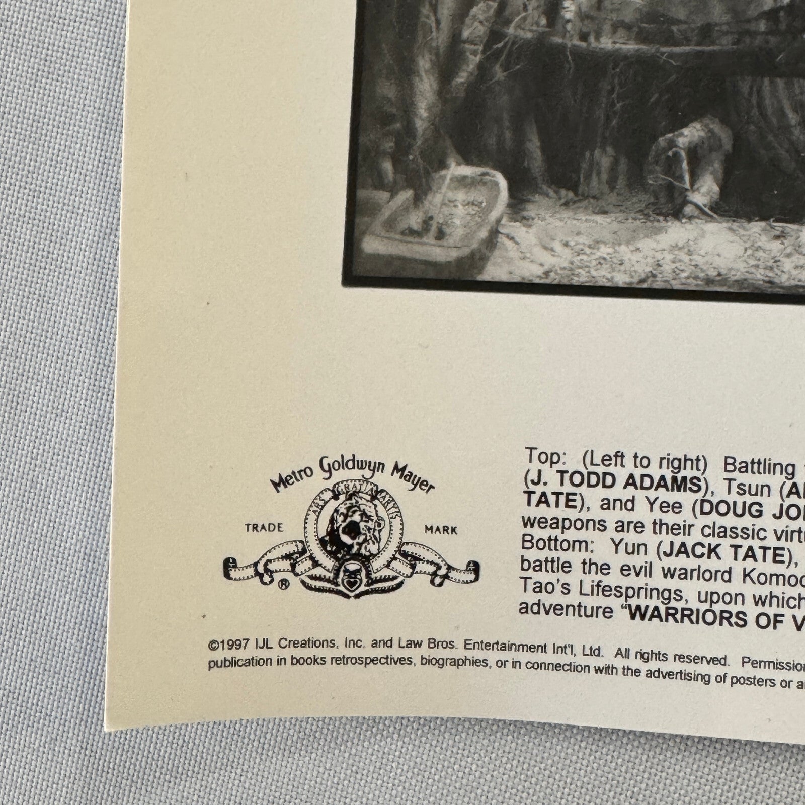 Warriors of Virtue Movie Film Press Photo Photograph 1997