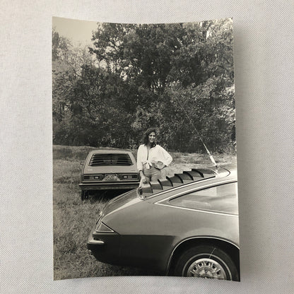 Vintage Car with Model Photo Photograph Lot of 4x Chevrolet Monza +