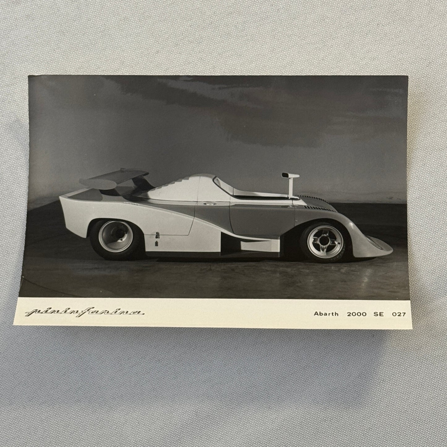 Pininfarina Abarth 2000 SE 027 Racing Car Photo Photograph Print Lot 2x