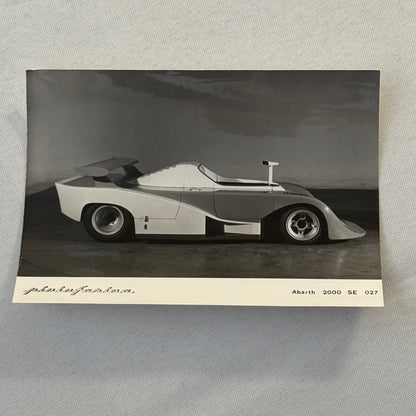 Pininfarina Abarth 2000 SE 027 Racing Car Photo Photograph Print Lot 2x