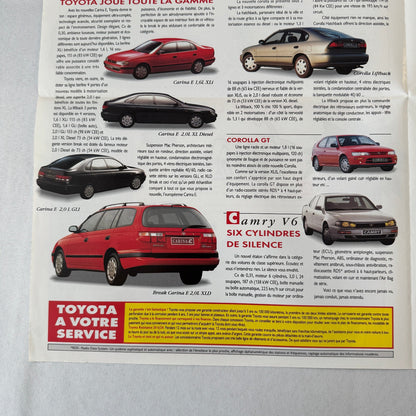 Toyota European Sales Brochure Celica Previa MR Supra 4Runner Land Cruiser 1994
