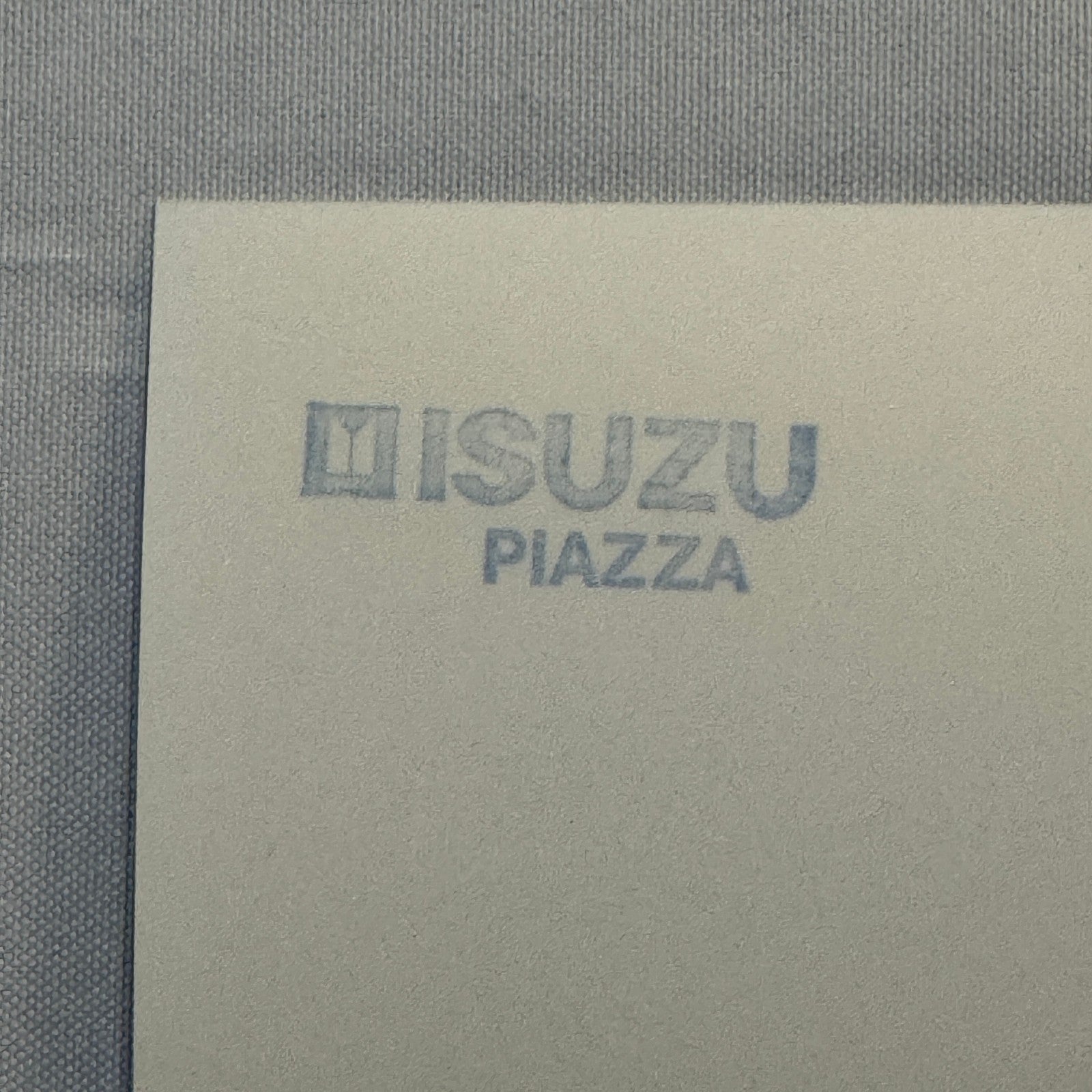 Vintage Isuzu Piazza Design Illustration Factory Press Photo Photograph Print