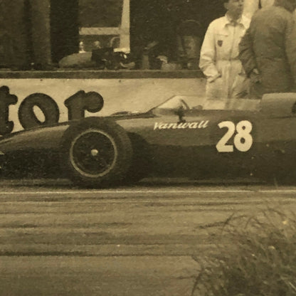 Vintage Car Racing Photo Photograph Print - Silverstone Race Track 
