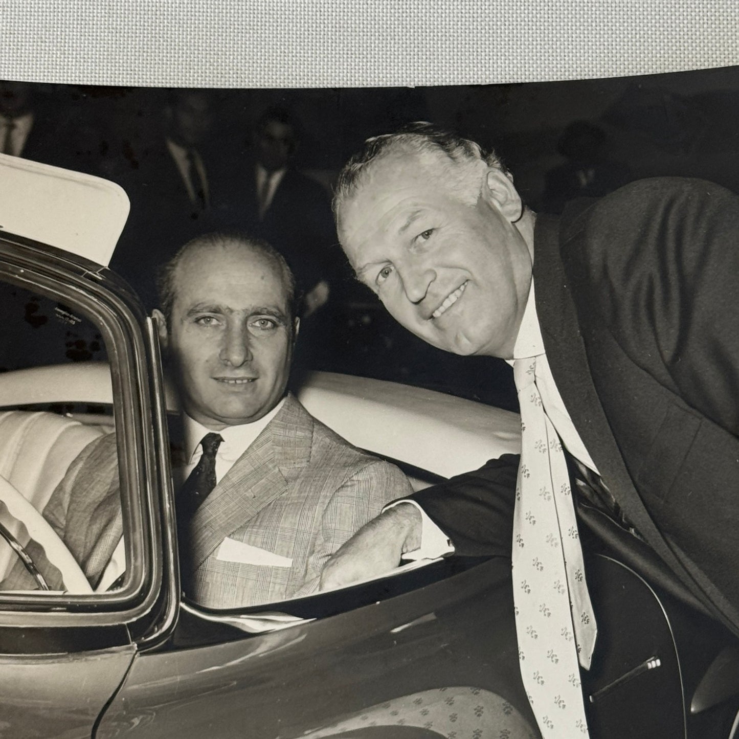 Juan Manuel Fangio Mercedes 300 SL Roadster Italian Press Photo Photograph 1957