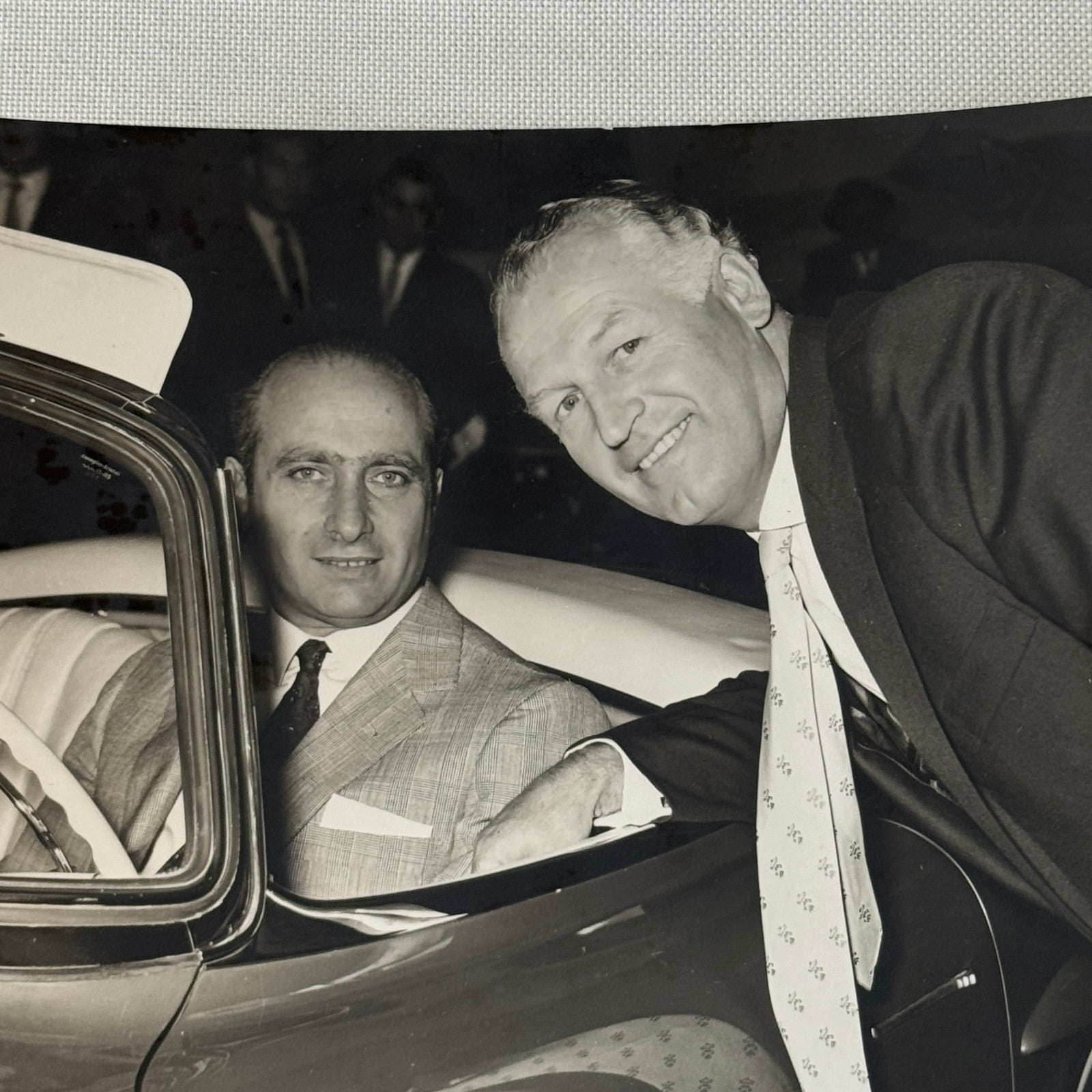Juan Manuel Fangio Mercedes 300 SL Roadster Italian Press Photo Photograph 1957