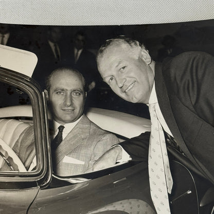 Juan Manuel Fangio Mercedes 300 SL Roadster Italian Press Photo Photograph 1957