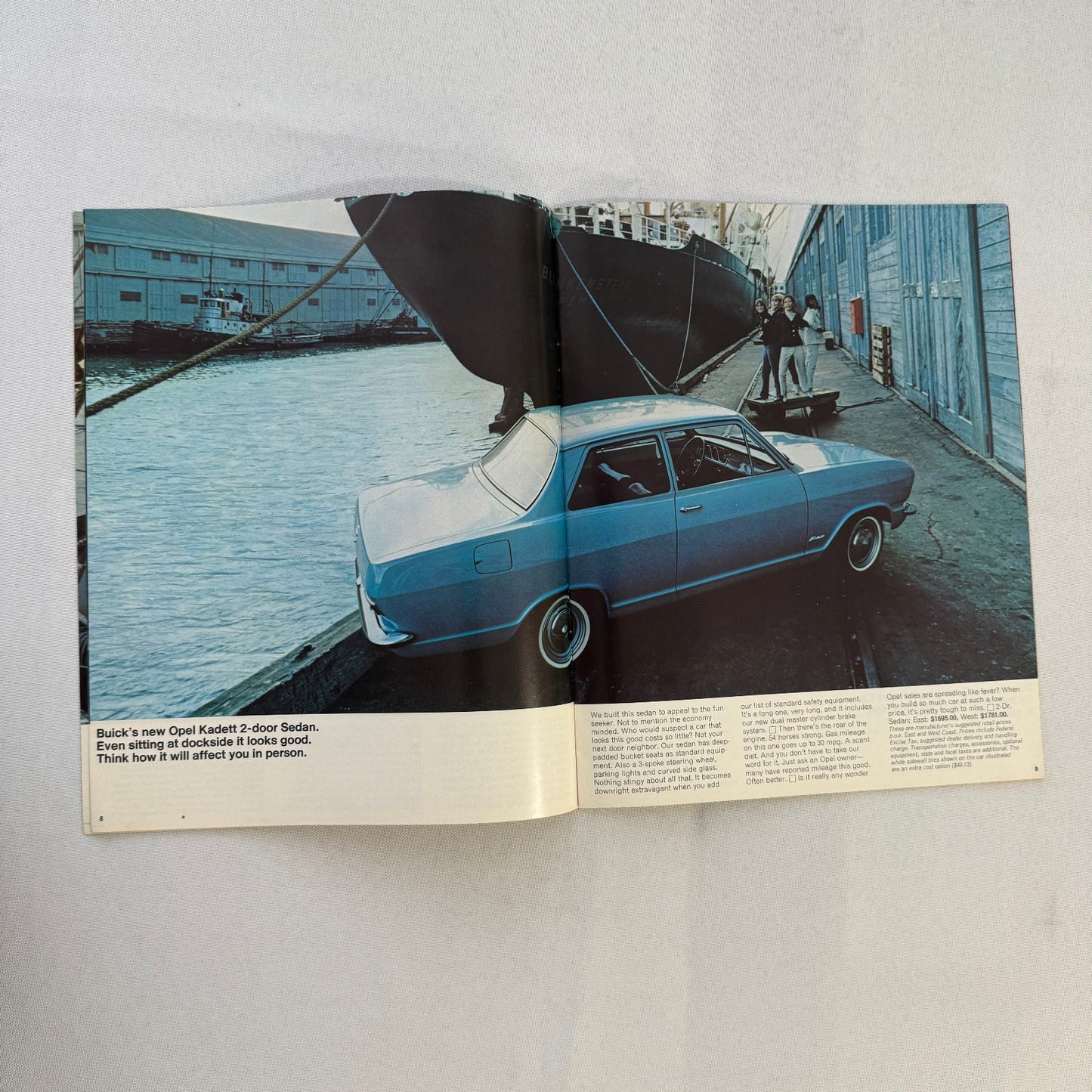1967 Buick Opel Kadett Car Sales Brochure Catalog Advertising