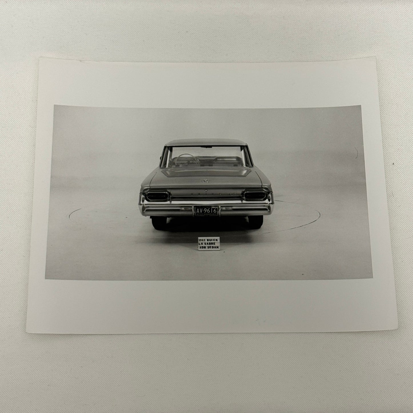 1961 Buick LeSabre 4-Door Sedan Car Photo Photograph Print Vintage