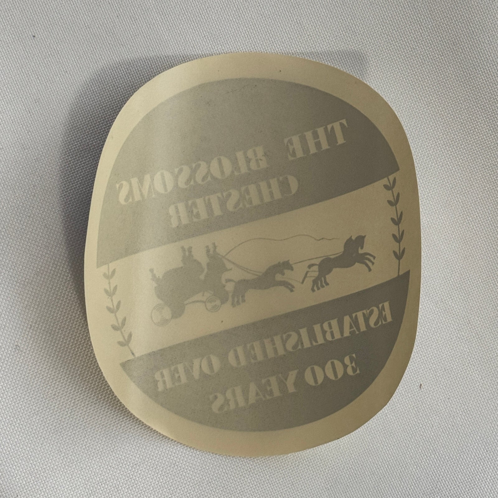 Vintage Travel Luggage Label The Blossoms Hotel Chester UK