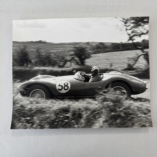 1954 Dundrod TT Racing Photo Maserati A6GCS Photograph Motorsport Modern Print