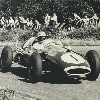 Vintage Racing Photo Photograph Jack Brabham - Autocar Magazine 1958 