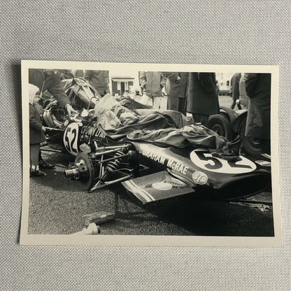 Vintage Racing Car in Paddock Area Photo Photograph Print Graham McRae