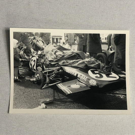 Vintage Racing Car in Paddock Area Photo Photograph Print Graham McRae