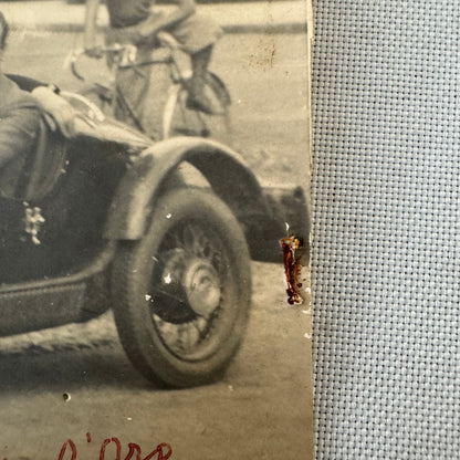 1930 Fiat 508 Italian Racing Real Photo Postcard Post Card Coppa D'Oro Nazzaro +