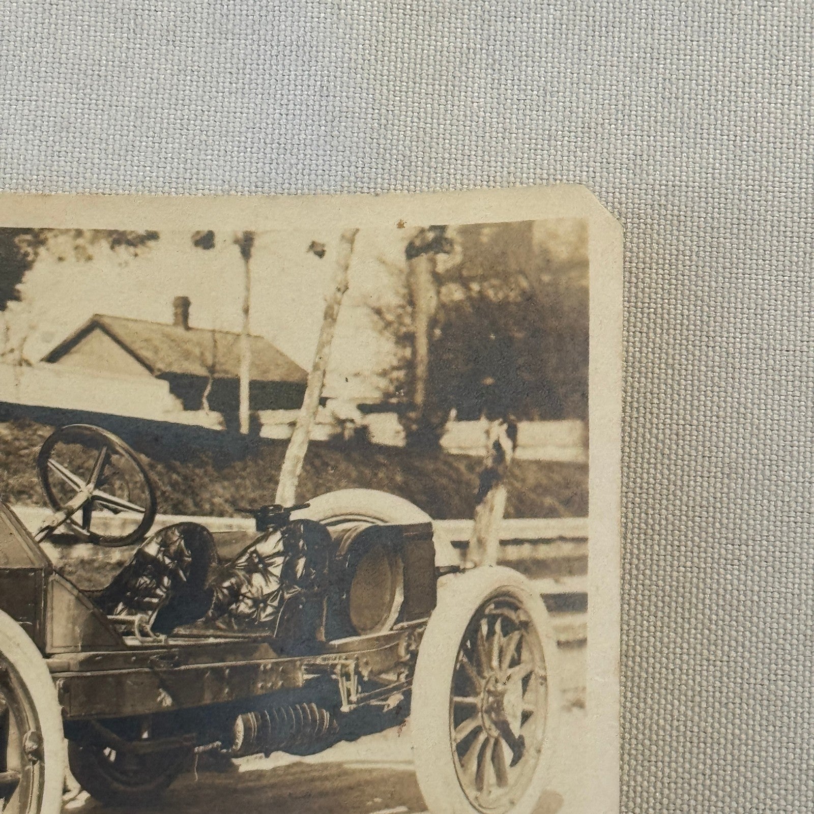 Vintage Racing Car Photo Photograph Antique Motorsport Print Unidentified