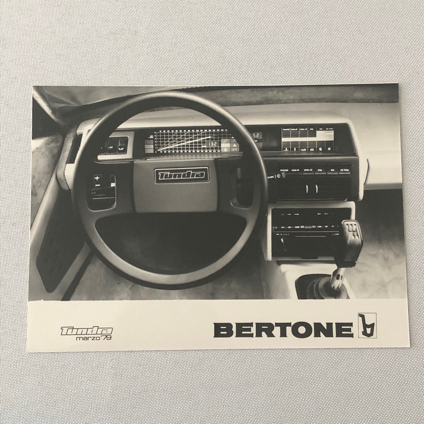 1979 Bertone Tundra Volvo 343 Concept Car Prototype Press Kit Photos
