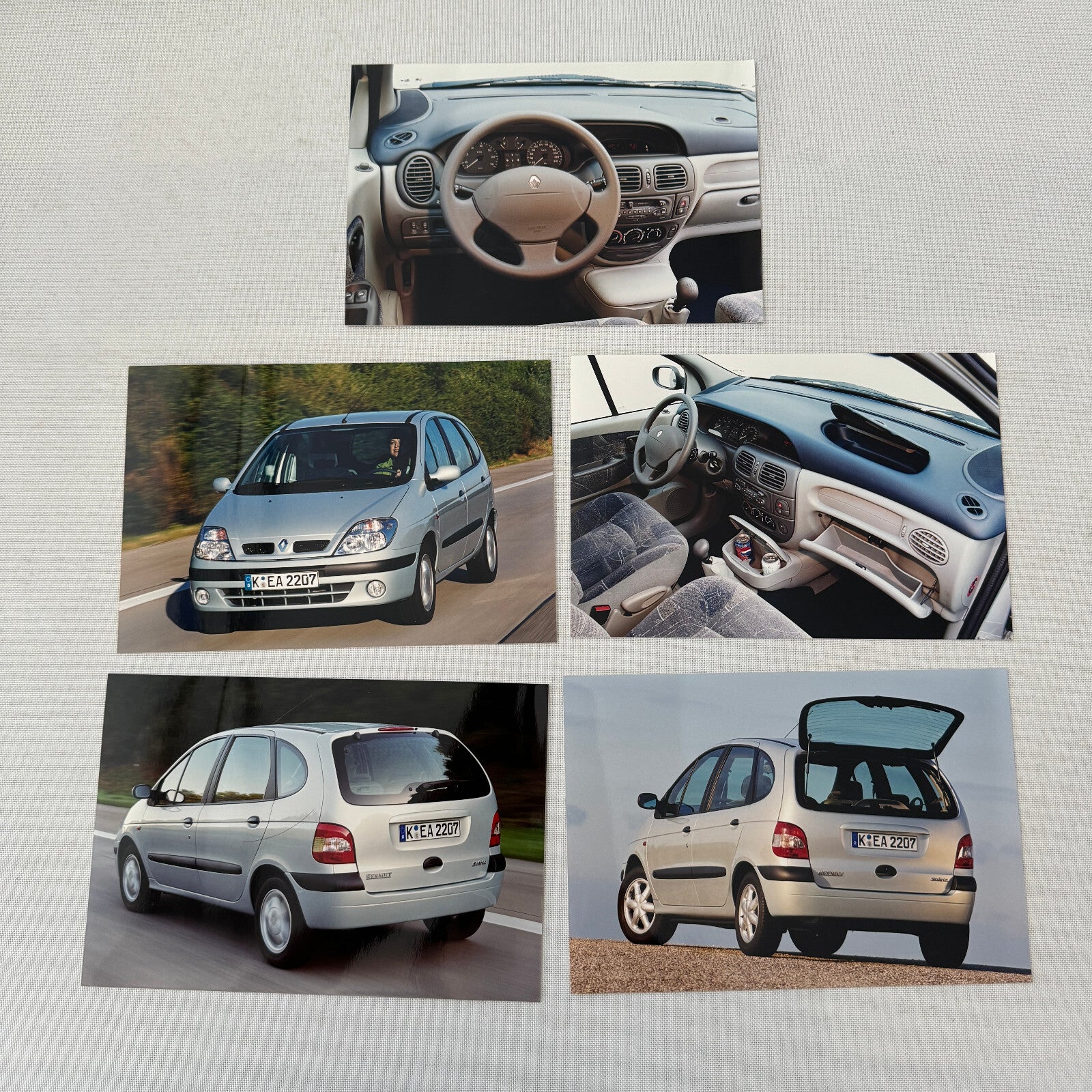 Renault Scenic Press Kit with Photos and Photo CD German Text European