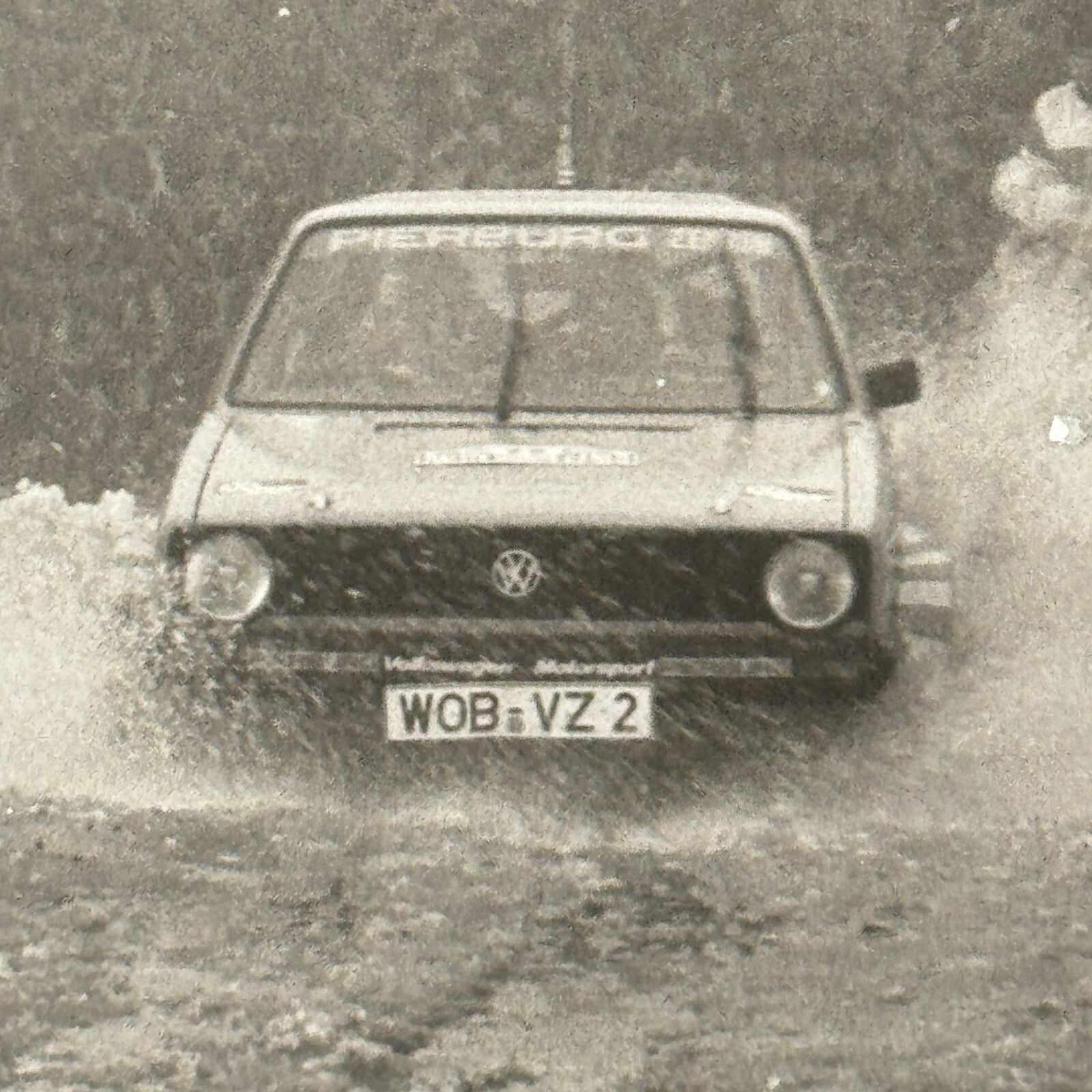 1980 Rallye Monte Carlo Press Photo Photograph DPPI Volkswagen VW Golf GTi