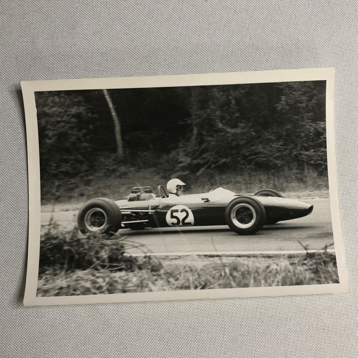 Vintage Racing Photo Photograph Print Denny Hulme Repco Brabham Ford Car