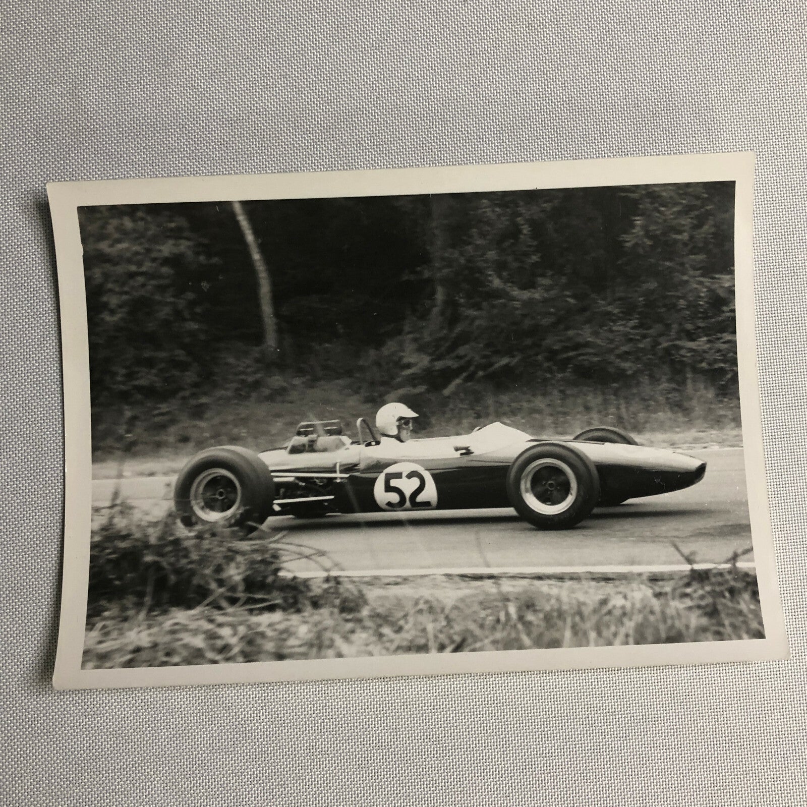 Vintage Racing Photo Photograph Print Denny Hulme Repco Brabham Ford Car