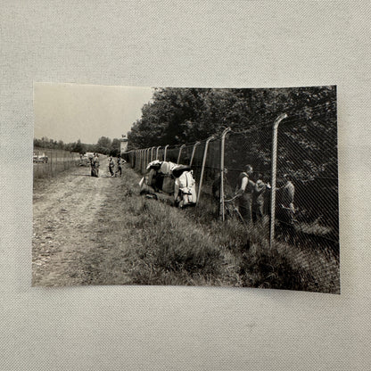 Abarth Alfa Romeo 1100 1957 Monza Crash Wreck Accident Photo Lot 2x