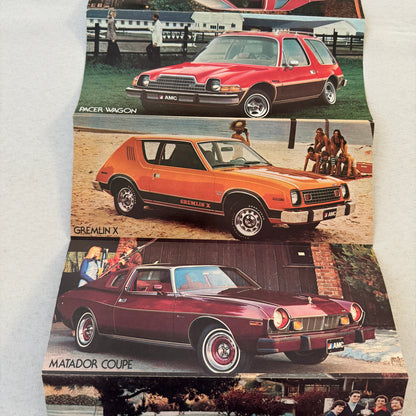 1978 American Motors AMC Sales Brochure Concord Pacer Gremlin AMX Matador