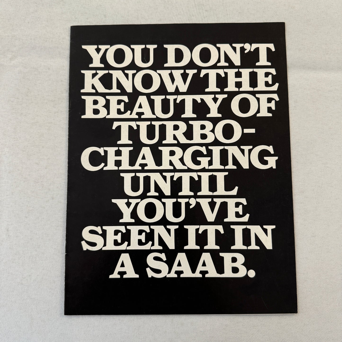 Saab 900 Turbo Car Sales Brochure Catalog Advertising Vintage