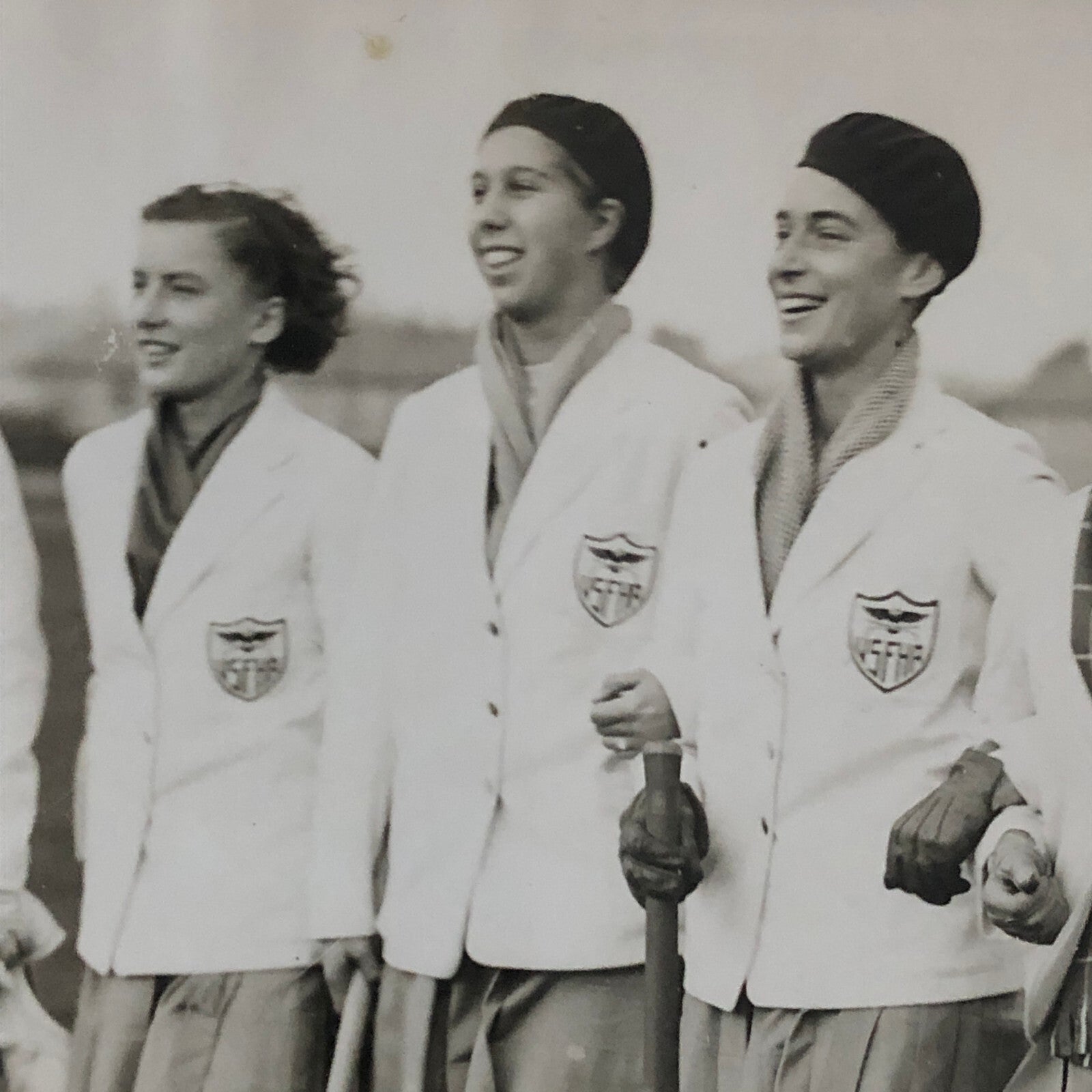 Press Photo Photograph Ulster Women's Field Hockey Team 1933 Underwood