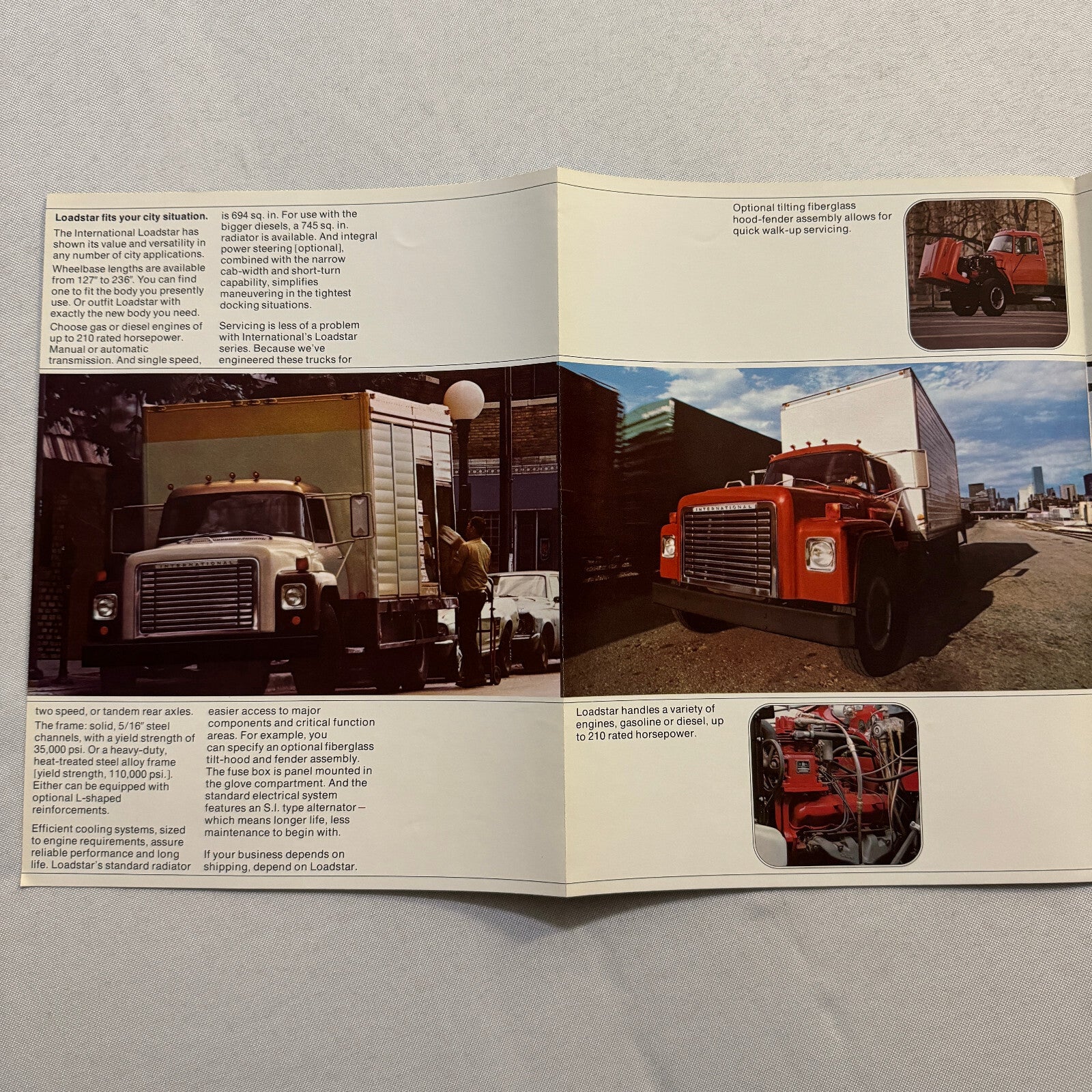 International Loadstar Truck Sales Brochure Catalog Vintage Advertising
