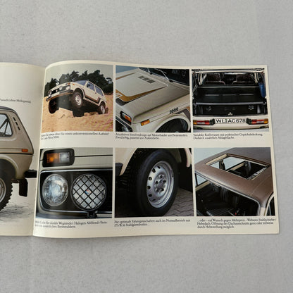 Lada Niva Car Sales Brochure Catalog Niva E Niva 5000 C 5000C GERMAN