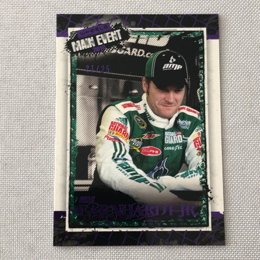 2010 Wheels Main Event Purple Parallel Nascar # 21/25 Dale Earnhardt Jr Racing