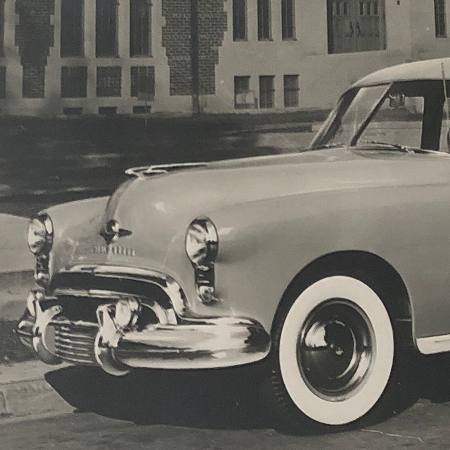 1949 Oldsmobile Series 76 Futuramic Sedan Factory Press Photo Photograph