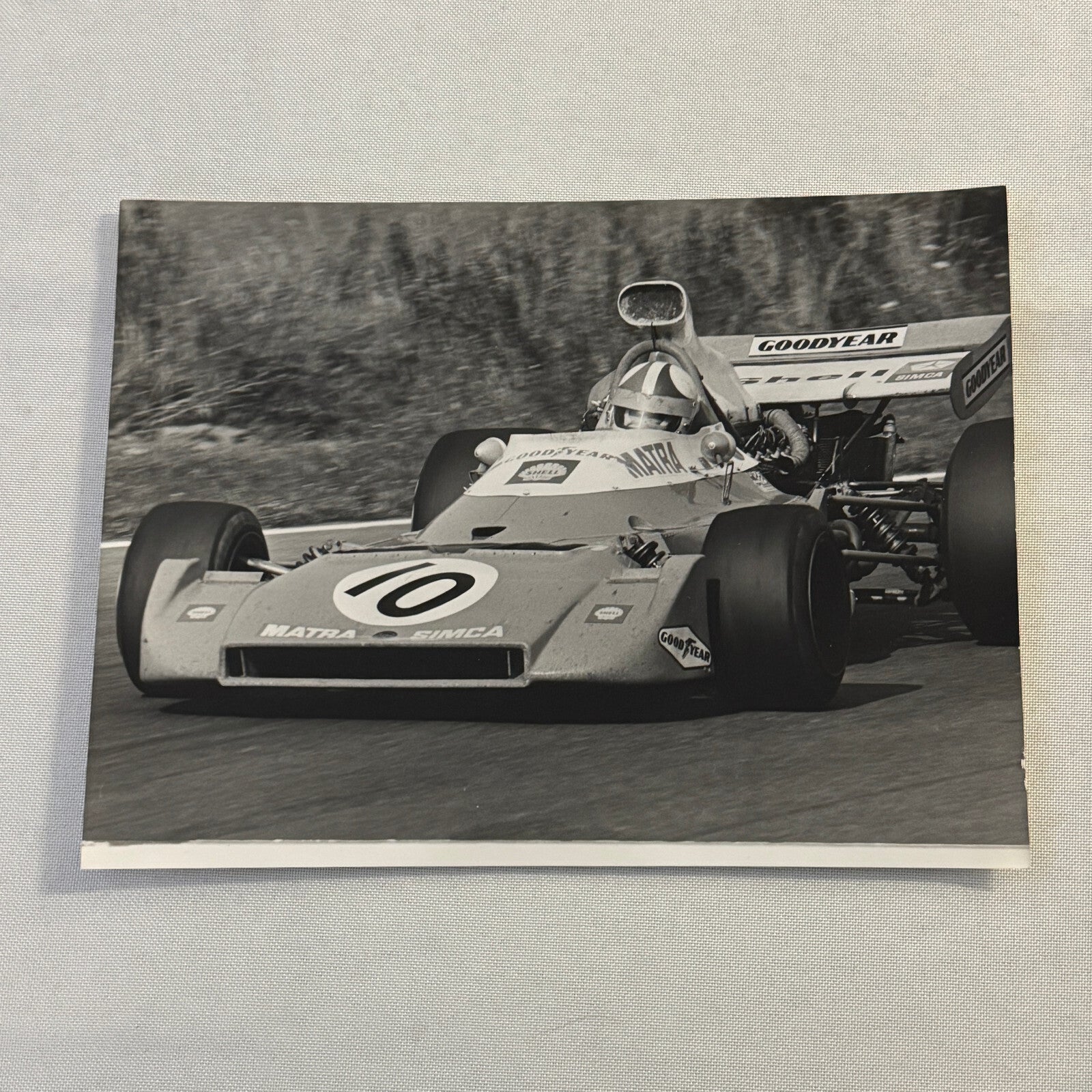Matra Simca Racing Car Press Photo Photograph Print Vintage DPPI
