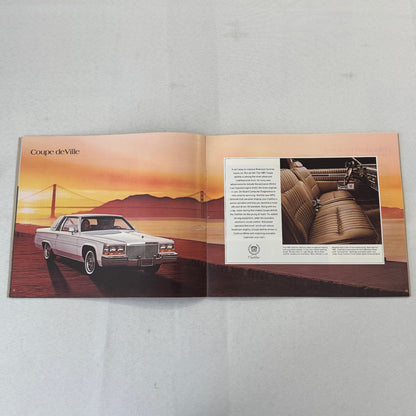 1981 Cadillac Car Sales Brochure Catalog Coupe DeVille Eldorado Seville Brougham