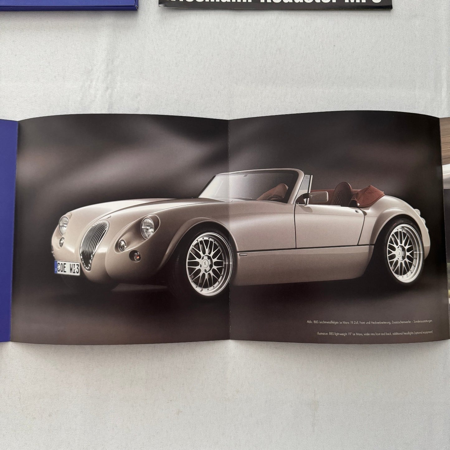 Wiesmann Car Sales Brochure Catalog Lot Wiesmann Roadster Raymond Weil Watch