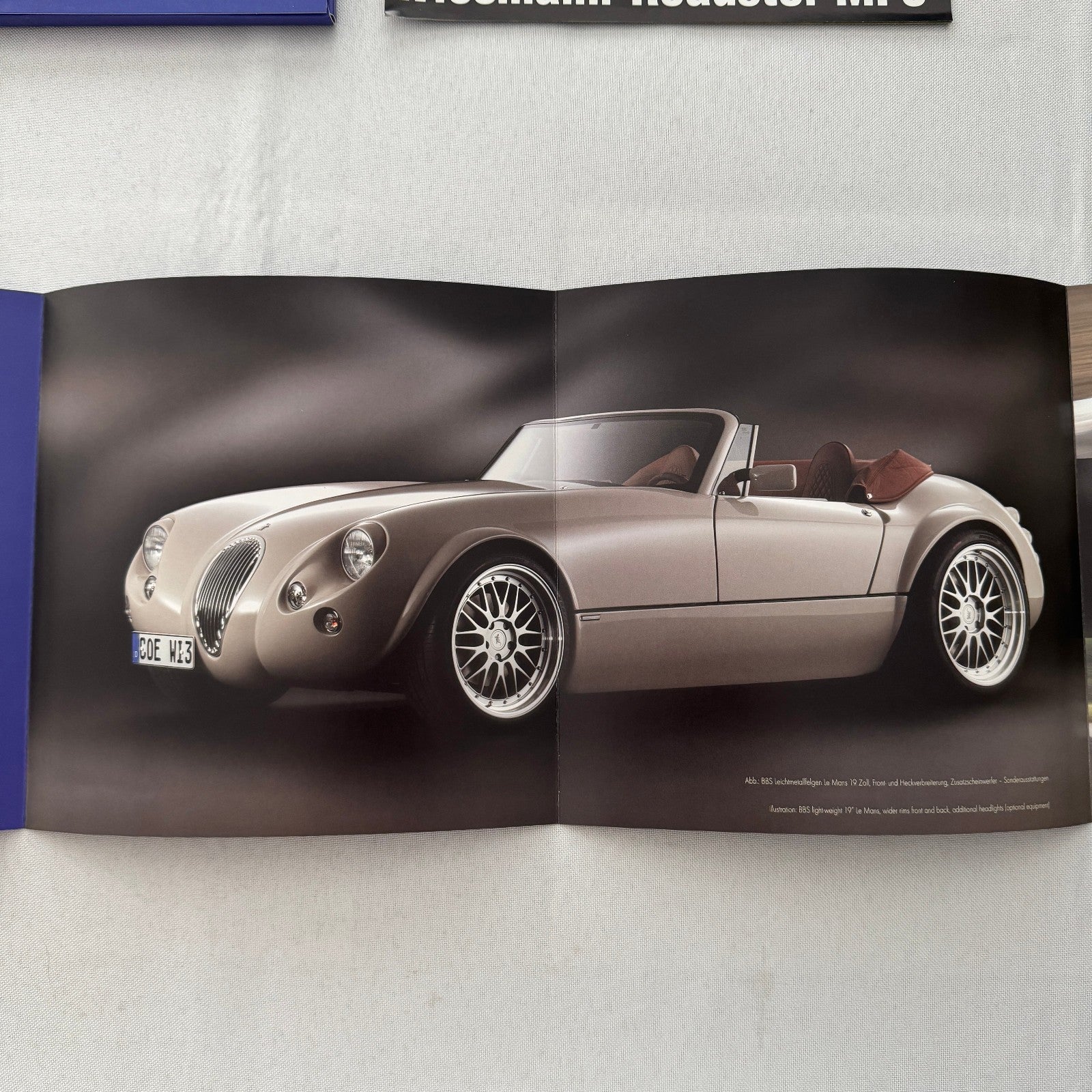Wiesmann Car Sales Brochure Catalog Lot Wiesmann Roadster Raymond Weil Watch