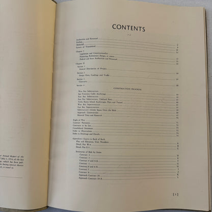 San Francisco Oakland Bay Bridge Annual State Report Book Lot 6x 1934 - 1939