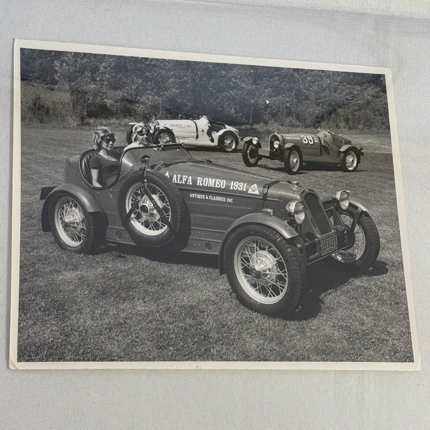 Vintage Kit Car Photo Photograph Bugatti Alfa Romeo Replica Conrad Weiffenbach