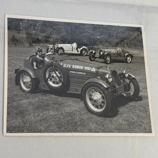 Vintage Kit Car Photo Photograph Bugatti Alfa Romeo Replica Conrad Weiffenbach