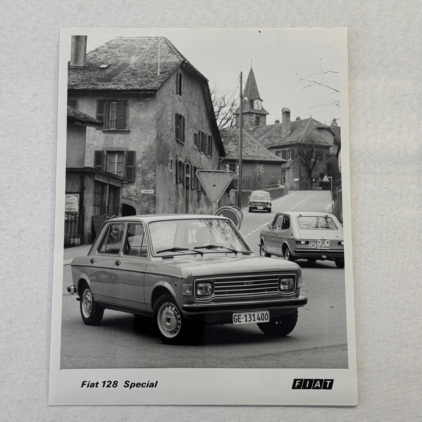 Fiat 128 Special Car Factory Press Photo Photograph Print Vintage 1976