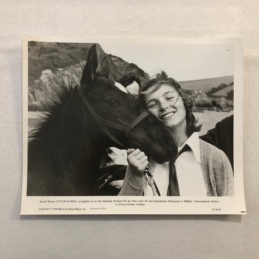 International Velvet Horse Movie Still Photo Photograph Print Tatum O'Neal